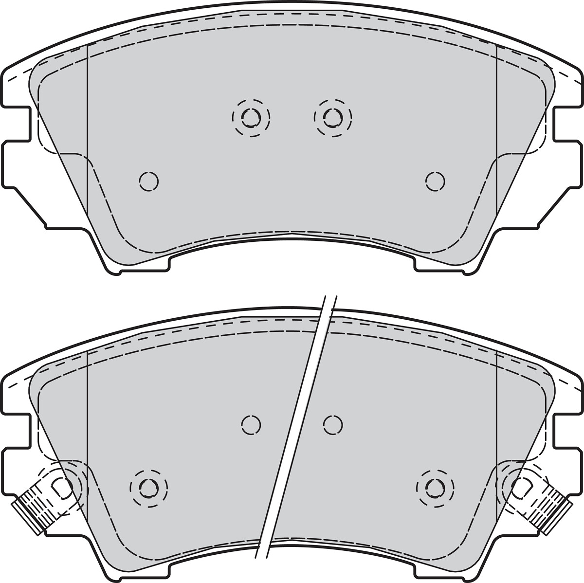 Jeu de 4 plaquettes de frein VALEO ref. 302117